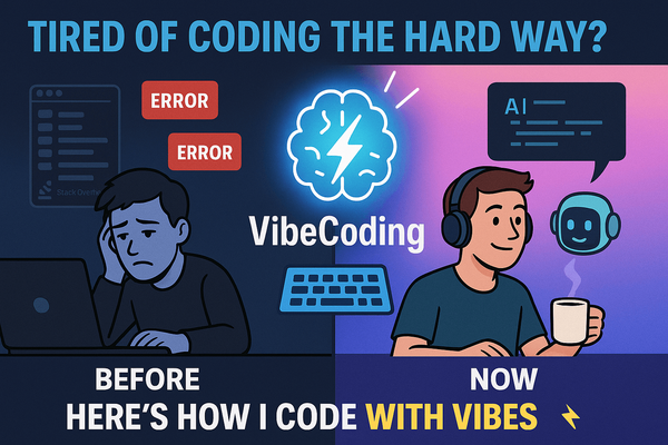 Why After Years of Being a Developer, I’m Embracing VibeCoding (a.k.a. Coding with AI)